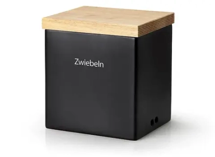 Continenta Керамический контейнер 18х15,5х20см черный