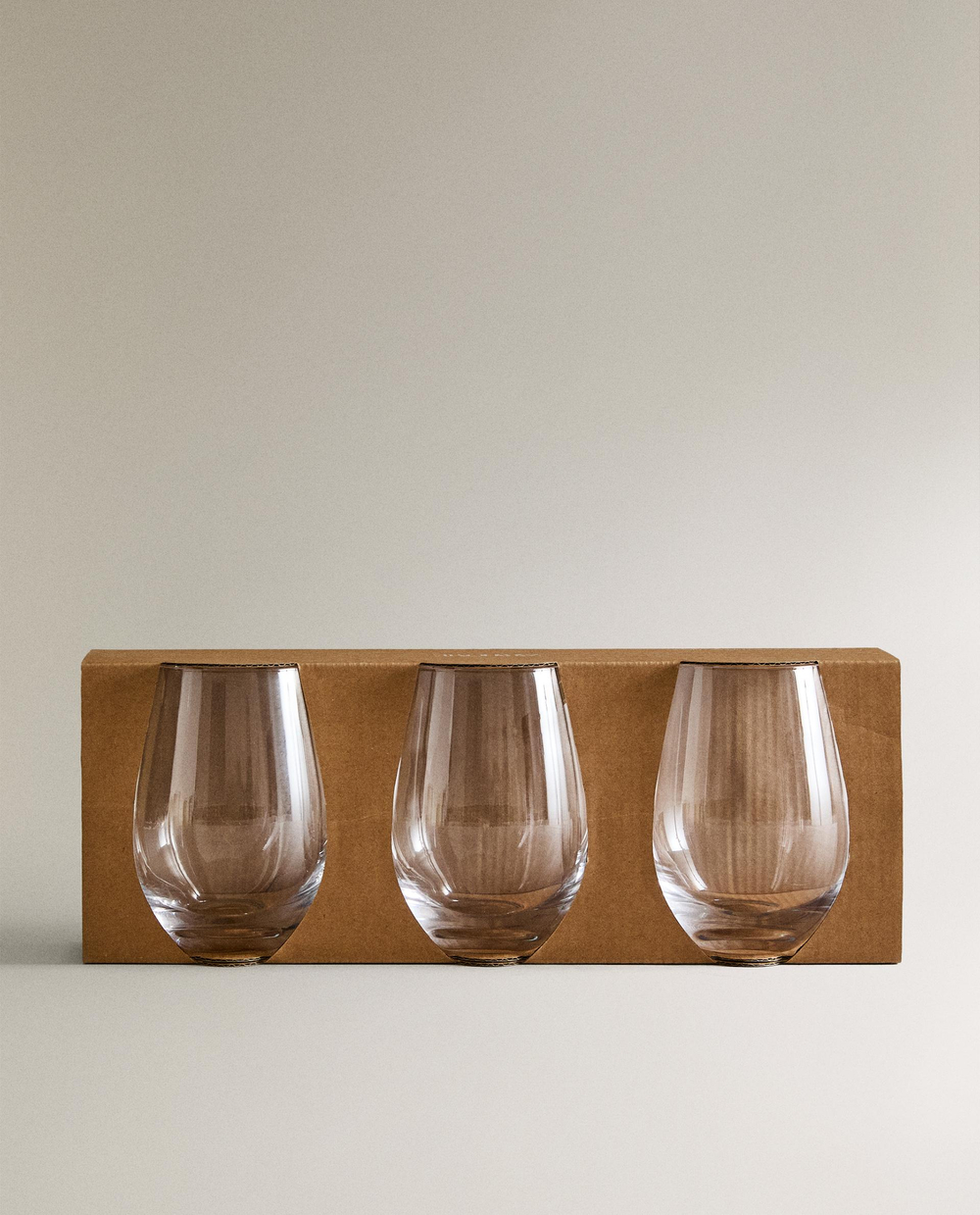 Zara Home стакан из стекла, цвет прозрачный, 12 см · 5220/561