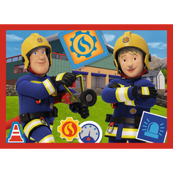 Pazl / Пазлы / Puzzles - "4in1" - The Adventures of Fireman Sam / Prisma A&D Fireman Sam