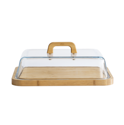 Блюдо для сыра с крышкой Pebbly, 34 х 25 см