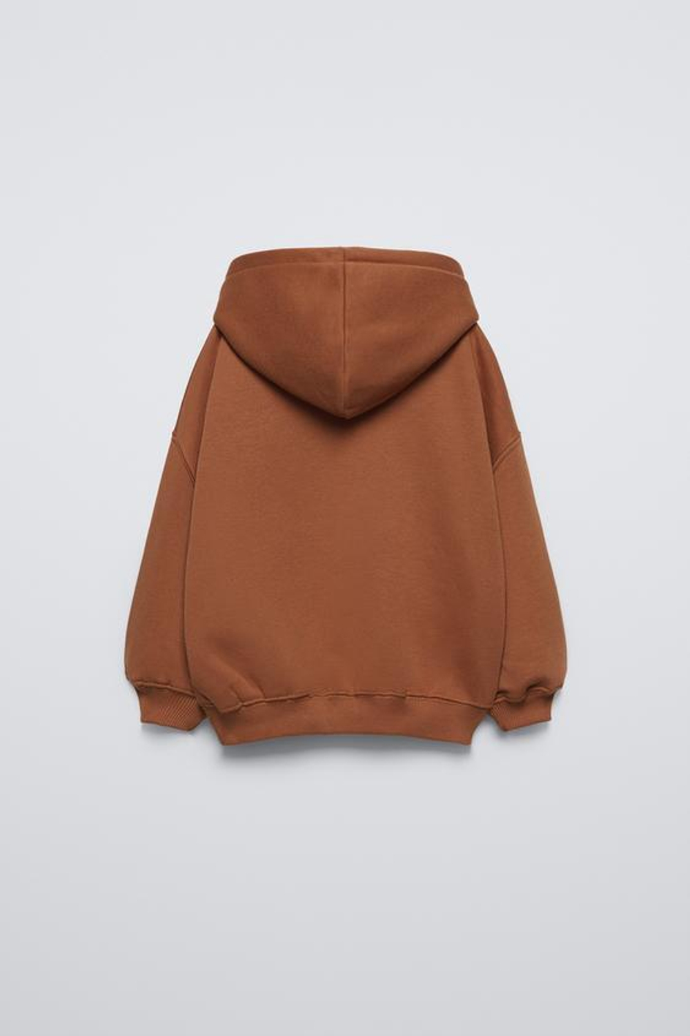 ZARA ТОЛСТОВКА С РЕЛЬЕФНОЙ НАДПИСЬЮ, ЦВЕТ ЖЖЕНОГО АПЕЛЬСИНА