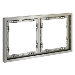 Рамка пластиковая VOLTUM S70 на 2 поста, (шелк) vls100204