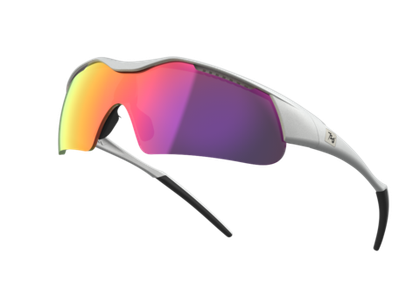 Спортивные очки 720armour Hitman / Matte Silver / Red Lens
