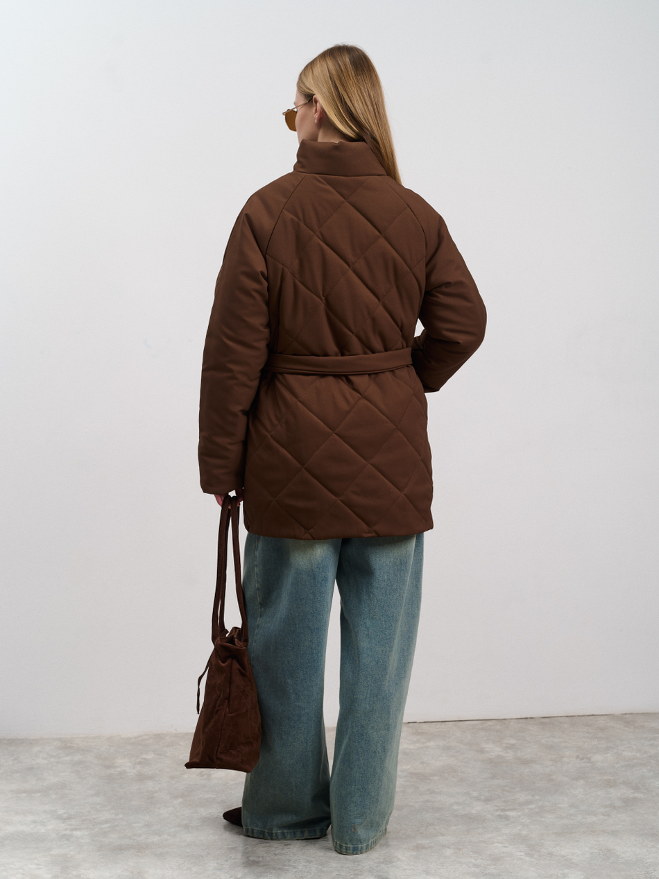 Куртка женская демисезонная "Баланс" коричневый