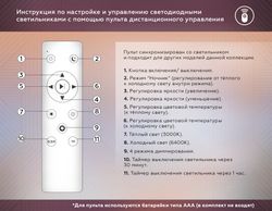 Ambrella Потолочный светодиодный светильник с пультом Air FF49