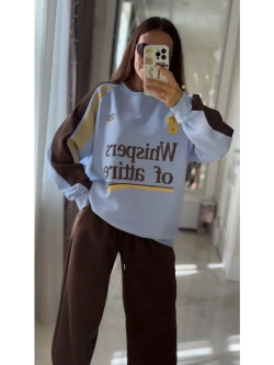 Костюм ATTIRE спортивная двойка свитшот с брюками