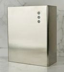 Контейнер для мусора настенный без крышки 23 л. нерж. сталь NOFER 14077.S матовый