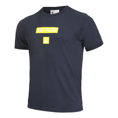 Мужское теннисное поло Quiet Please New York Skyline T-Shirt Men - Blue, Yellow