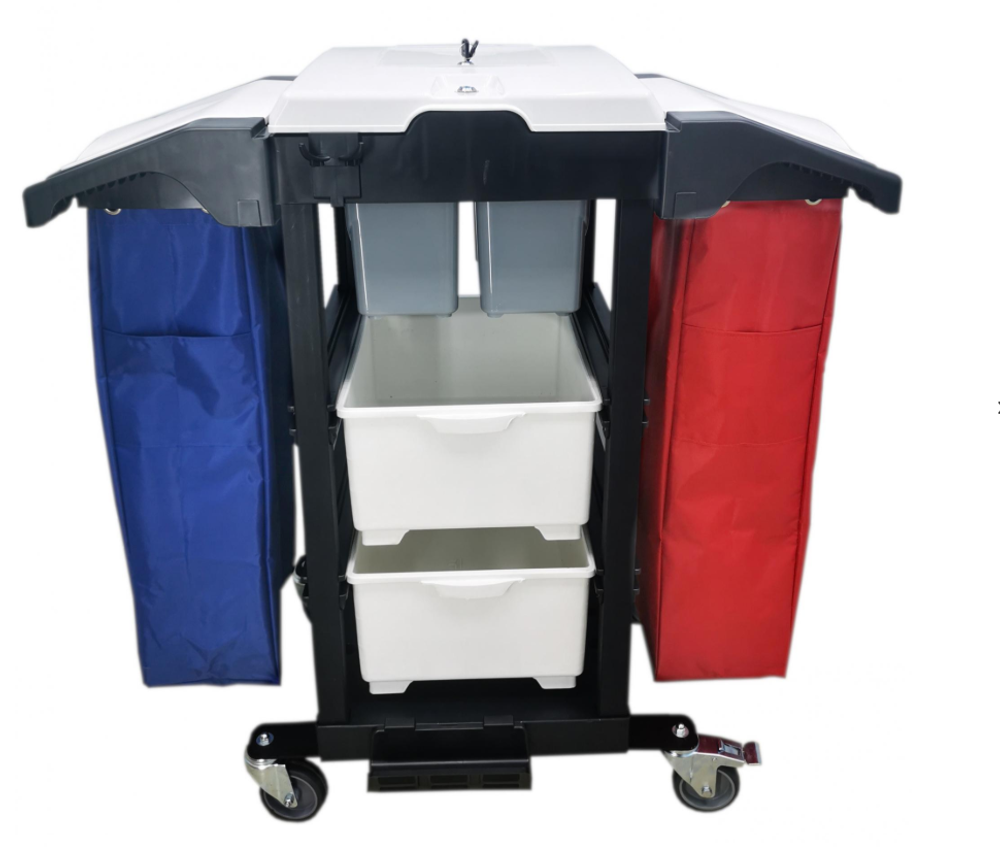 Тележка пластиковая уборочная