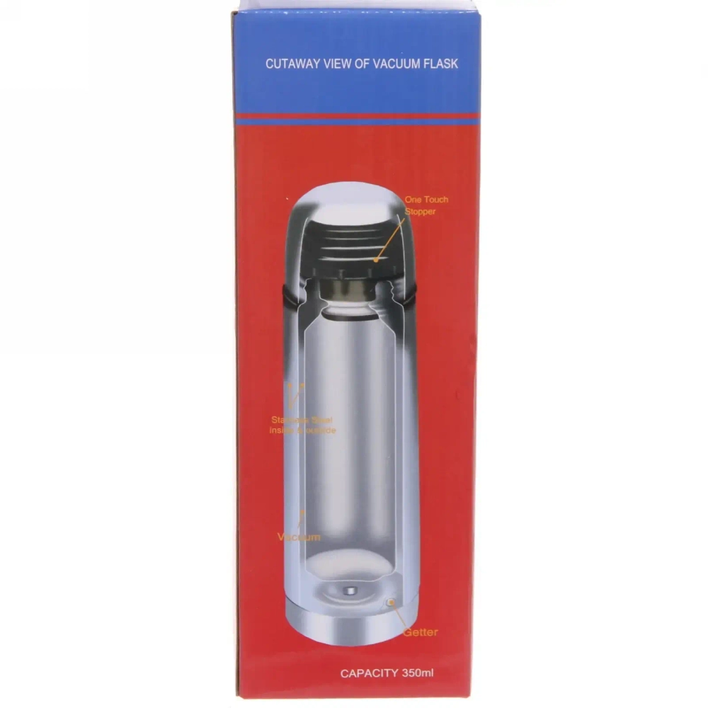 Термос металлический 350мл в чехле «Хаки»