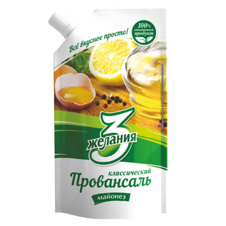 Майонез 3 желания Провансаль PROF 380 гр