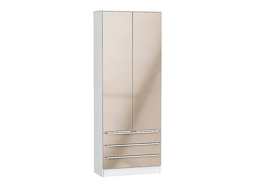 Шкаф двухстворчатый Стиль ШК-803 с ящиками Gallant Белый