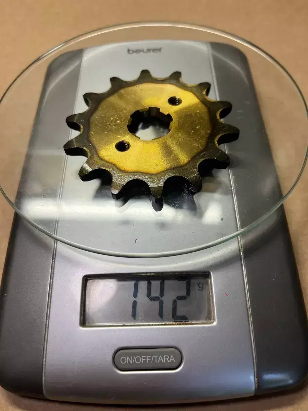 Звезда ведущая закаленная 520-14 20 мм. Эндуро мотоцикла