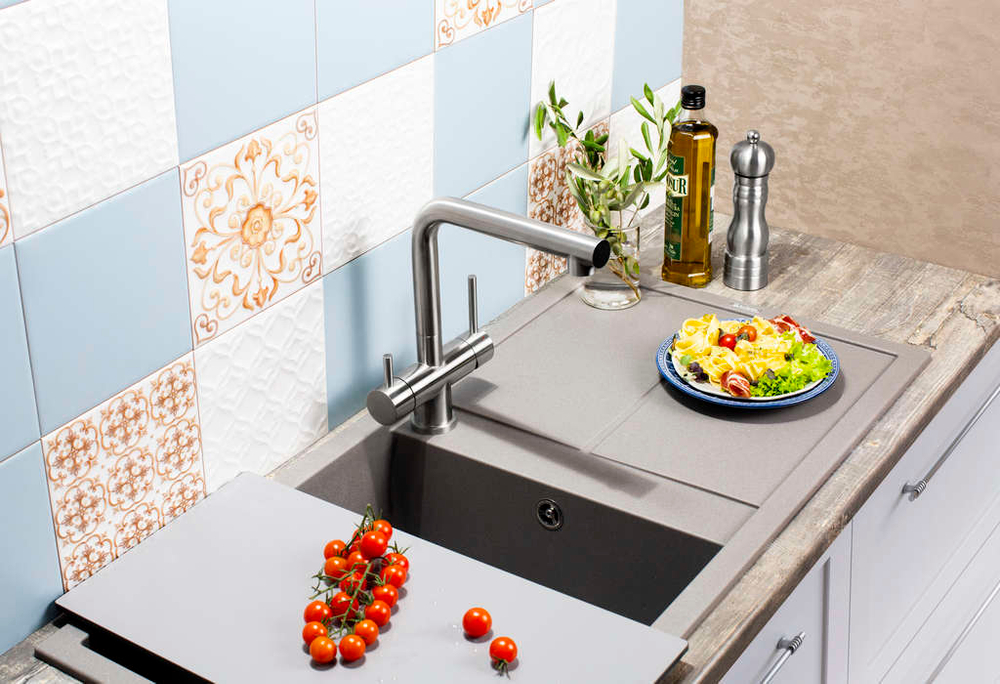 Мойка Omoikiri Sumi 100-CH Tetogranit | Шампань