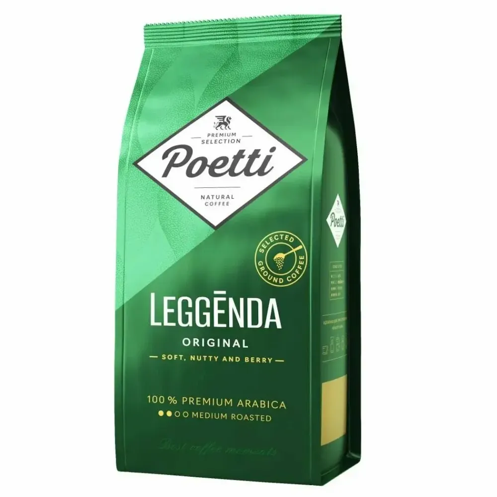 Кофе в зернах Poetti Leggenda 250 г x 4 шт