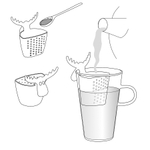 Сито для заваривания rudolf, зеленое