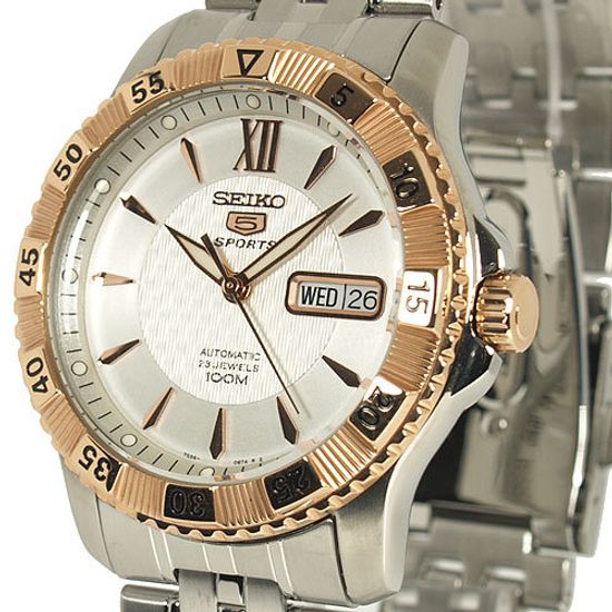 Мужские часы Seiko SNZJ34K1S, Seiko 5 Sports Automatic