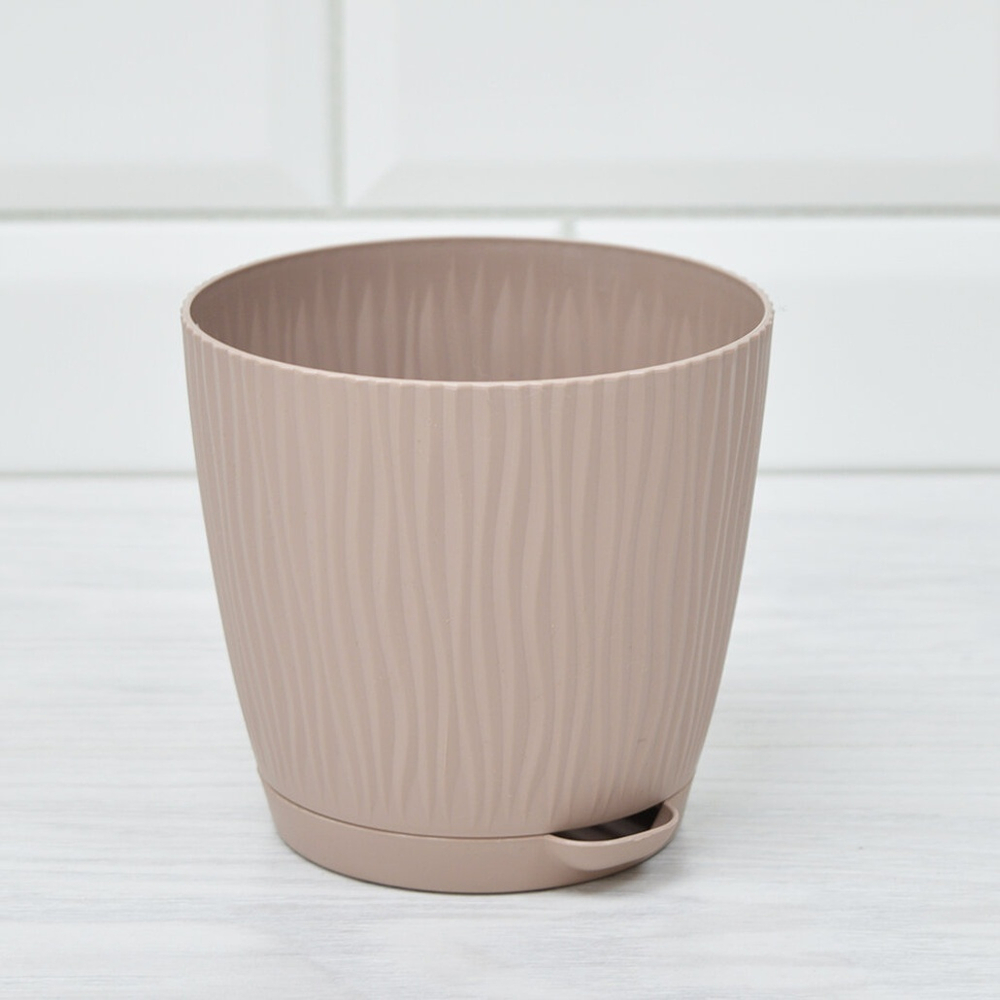 Горшок цветочный Флис 0,7л, какао