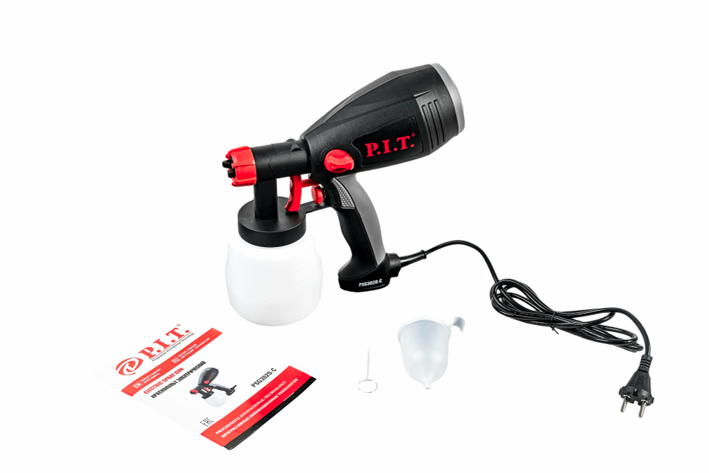 Краскораспылитель P.I.T PSG3020-C МАСТЕР 550Вт,700мл/мин,емкость 800мл