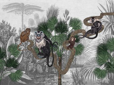 Дизайнерские обои Wall Street Zoo-21