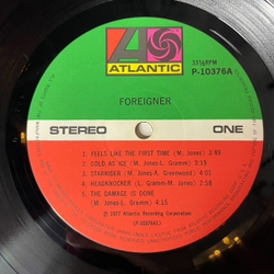 Винтажная виниловая пластинка LP Foreigner (Japan 1977) (No Obi) Fool For You Anyway