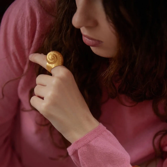 Кольцо Ракушка