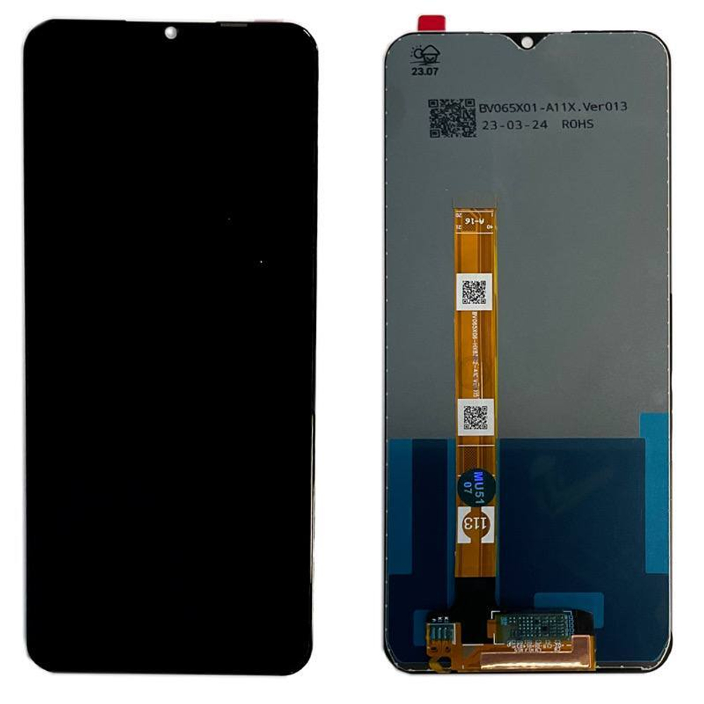 Дисплей для Realme Narzo 50A с тачскрином Черный
