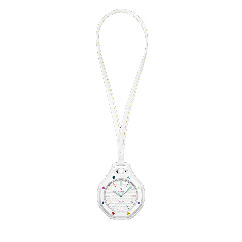 SWATCH Audemars Piguet Royal Pop Collaboration Pocket Watch Manual Mechanical Movement Unisex Watch 40mm