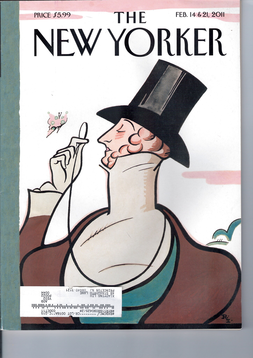Журнал The New Yorker 14-02-2011