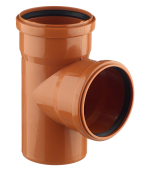 Тройник 110*110/87,5 наруж. РАДИУСНЫЙ