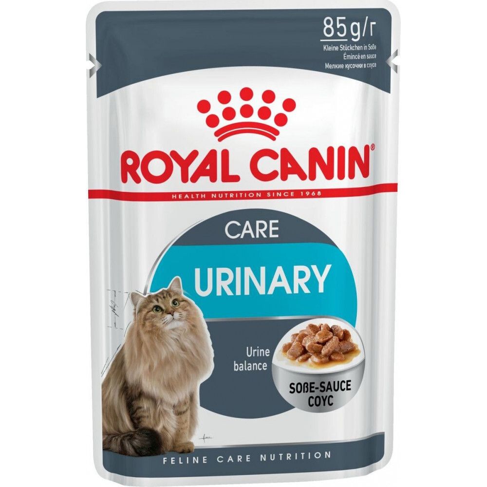 Royal Canin Urinary Паучи для кошек для лечения МКБ в соусе, 85гр