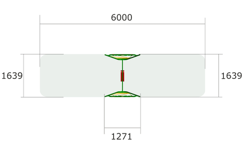Детские качели «Луг»