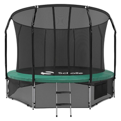 Батут scholle space twin green/orange 12ft (3.66м)