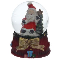 GAEM Фигурка декор в стекл шаре "Дед Мороз", D 4.5 см, L5 W5 H6 см, 4в.