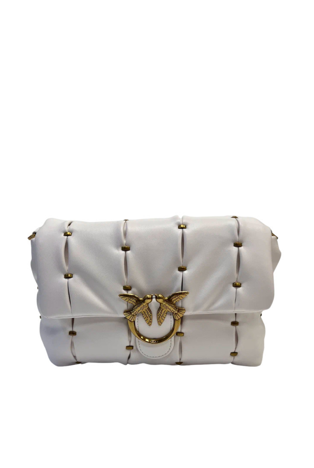 CLASSIC LOVE BAG PUFF PINCHED – white