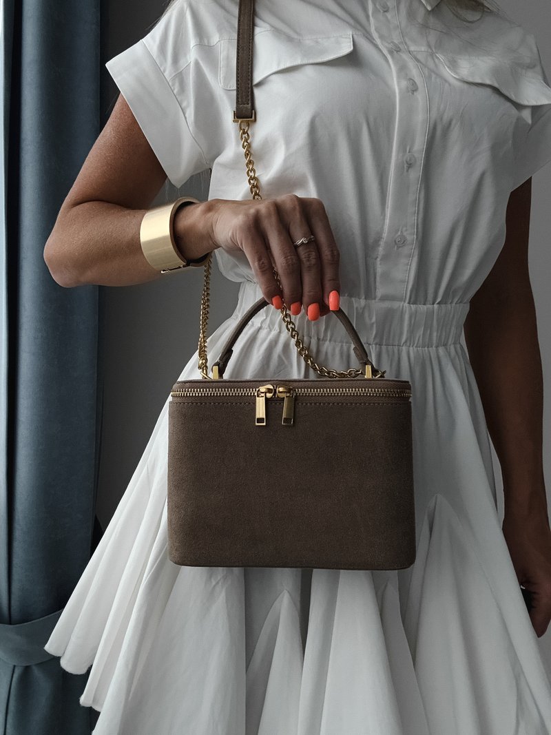 CONNIE бежевая - светлое пятно на замше 48