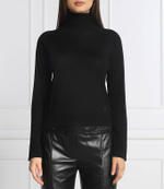 Хлопковый гольф decotto dolcevita Pinko - черный(1G181Z A02M)