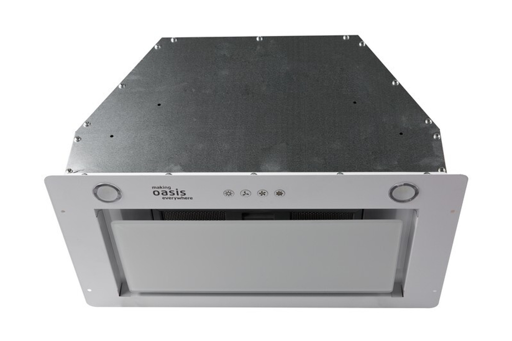 Вытяжка кухонная полновстраиваемая "Oasis" UM-50WG (V) бел.стекло