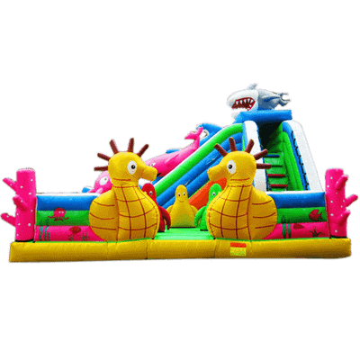 Коммерческий надувной батут "На дне морском"