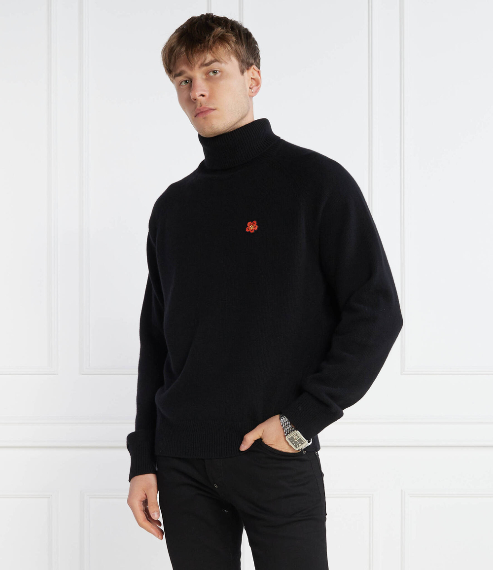 Хлопковый гольф Kenzo - черный(FD65PU4283LC)