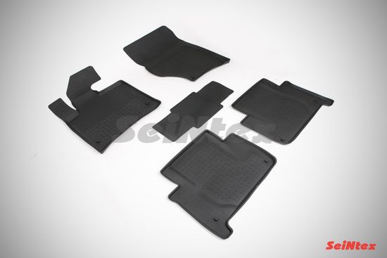 Резиновые коврики в салон Audi Q7 (2005-2015) "Высокий борт"