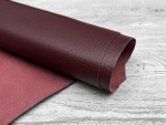 Натуральная козья кожа Poncho Lux Bordo — мягкая кожа для галантереи и подкладки