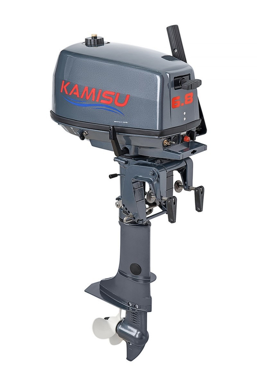 Лодочный мотор KAMISU T 6.8 BMS, 2-х тактный (USB+сч.моточасов)