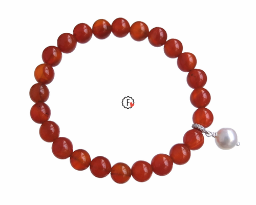 Браслет из сердолика (б-1149)