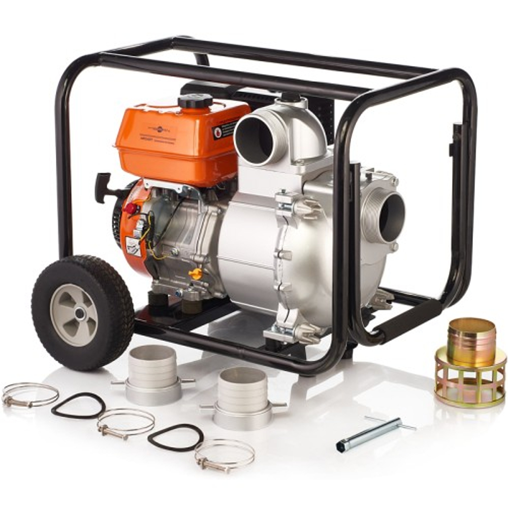 Мотопомпа бензиновая MERAN MPG401T для грязной воды 100582453