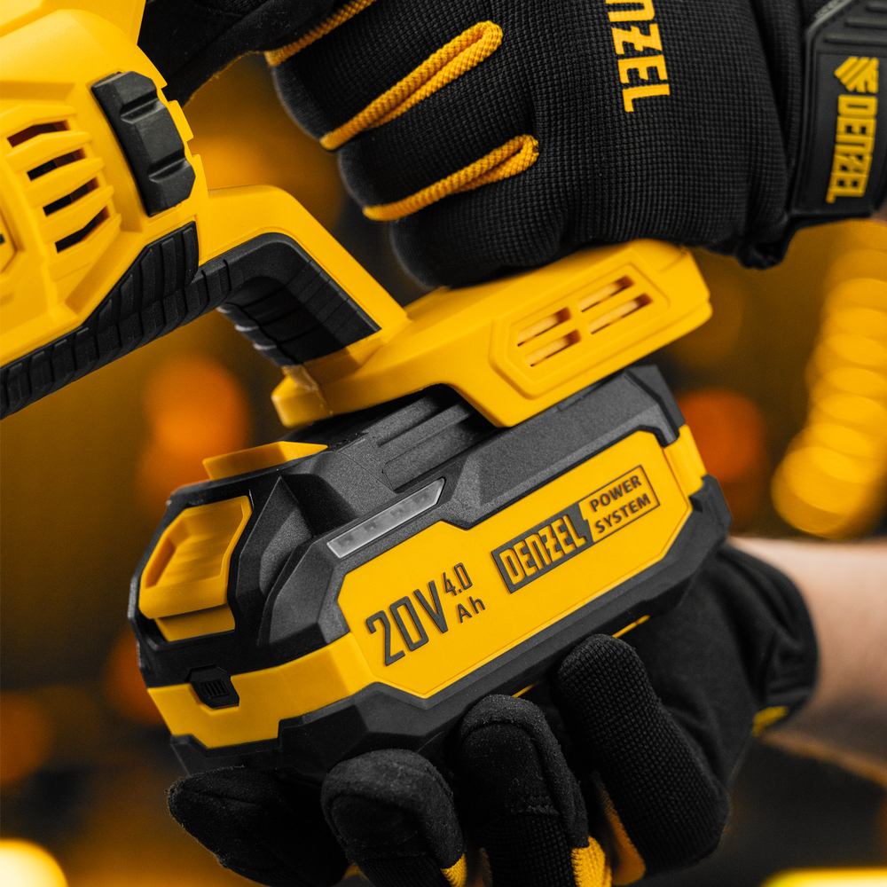 Пила сабельная аккумуляторная RS-180, Li-Ion, 20 В Denzel