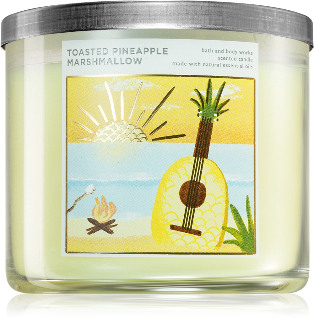 Bath & Body Works Toasted Pineapple Marshmallow - ароматическая свеча /   411  g  / GTIN 667556996500