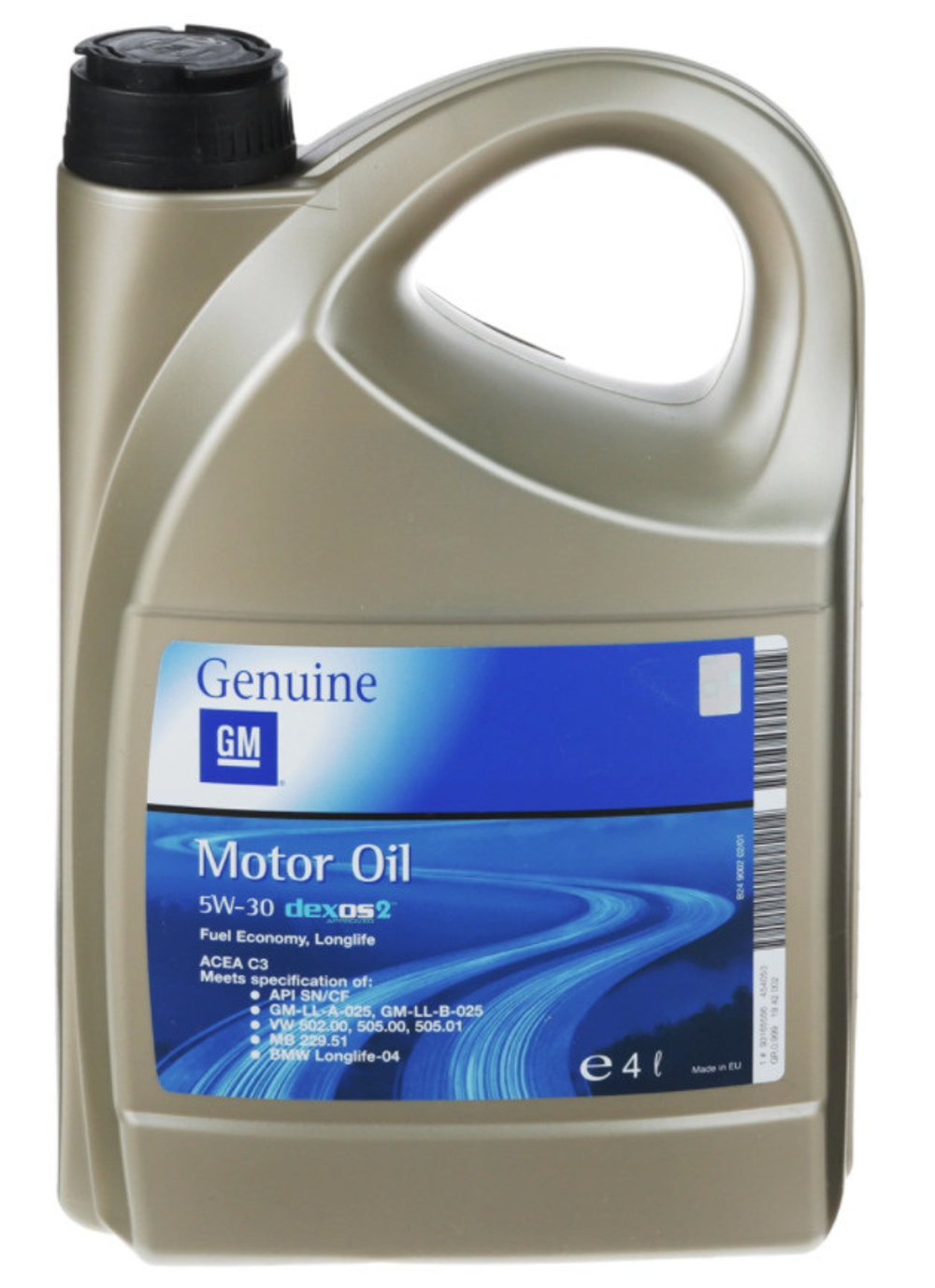 Масло моторное GM 5W-30 Dexos2 4л / 5W30