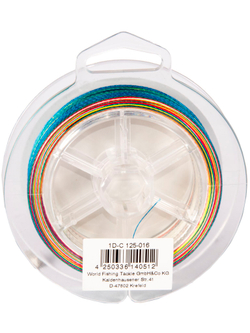 Леска плетёная WFT KG ROUND DYNAMIX Multicolor 300 м, 0.16 мм