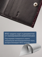 905 R - Портмоне с RFID защитой